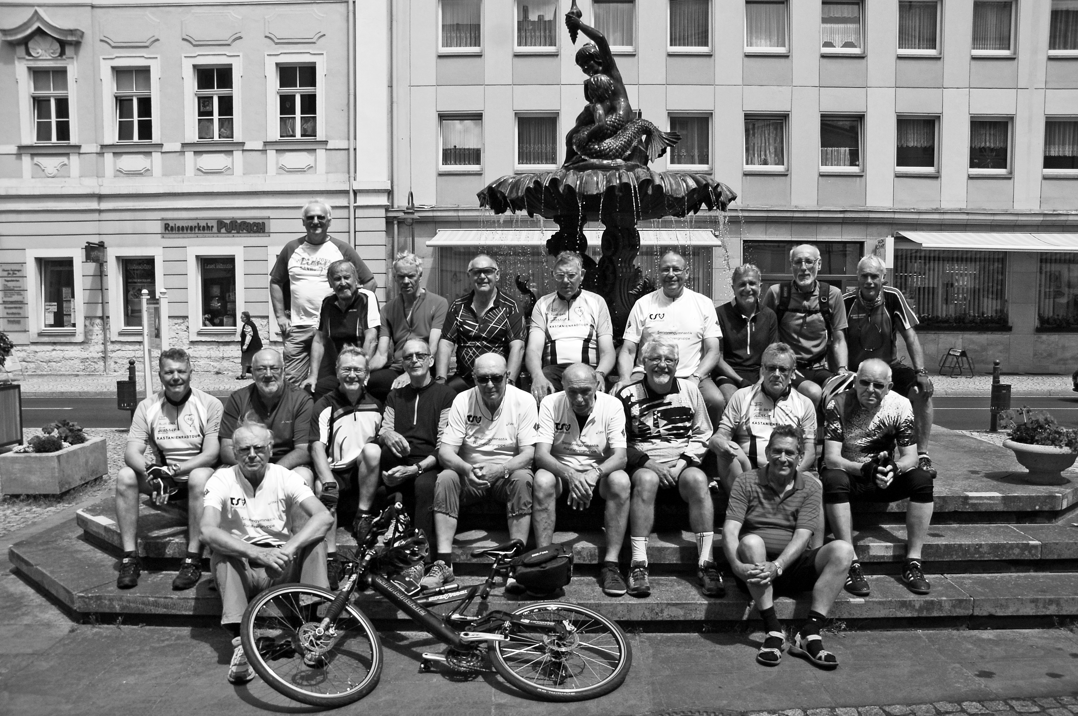 Männergymnastik – Radausfahrt an die Elbe