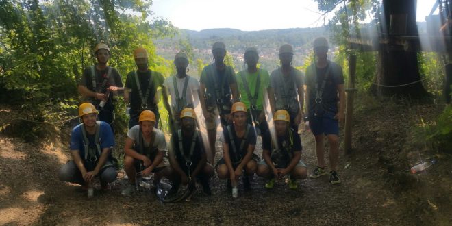Teambuilding im Kletterpark