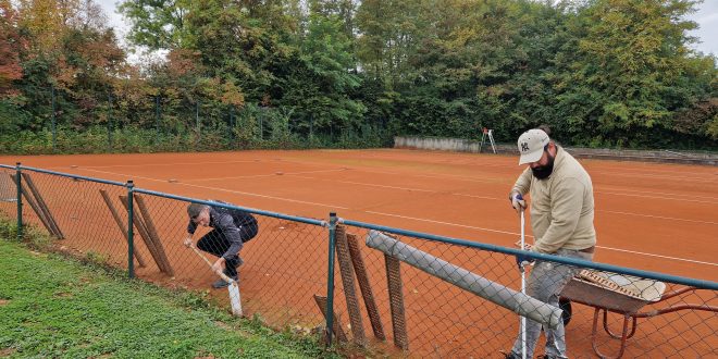 Arbeitseinsatz im Herbst